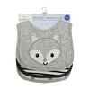Koala Baby 3 pack Grey Fox Jersey Bib