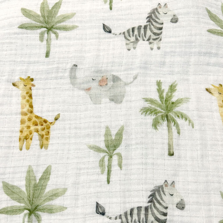 Simmons Waffle/Bamboo Blanket Grey Safari