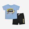 Warner Brothers Batman 2 Piece Top/Short Set Blue 3-6 Months
