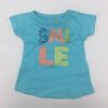 Coyote and Co. Aqua blue SMILE tee - size 0-3 months