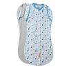 SwaddleMe Arms Free 2PK Convertible Pod ZOOM TO THE MOON STAGE 2