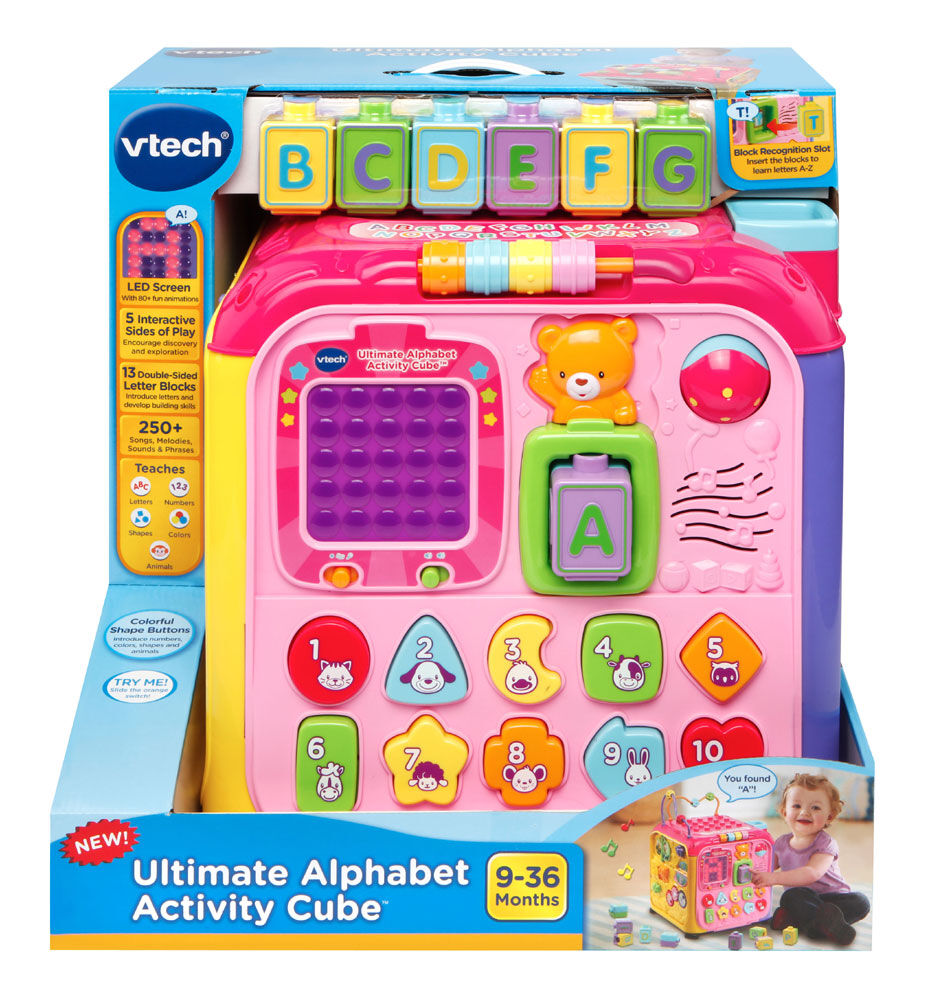 Ultimate Alphabet Activity Cube Pink English Edition