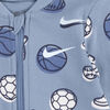 Nike Footed Coverall - Denim - Size 9 Months