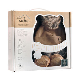 Petit Coulou - Gift Box Trio Small 0-3 months Mocha