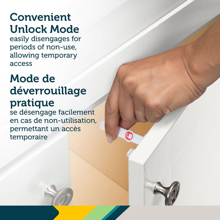 Safety 1st - Adhesive Locks & Latches - 4 Pack