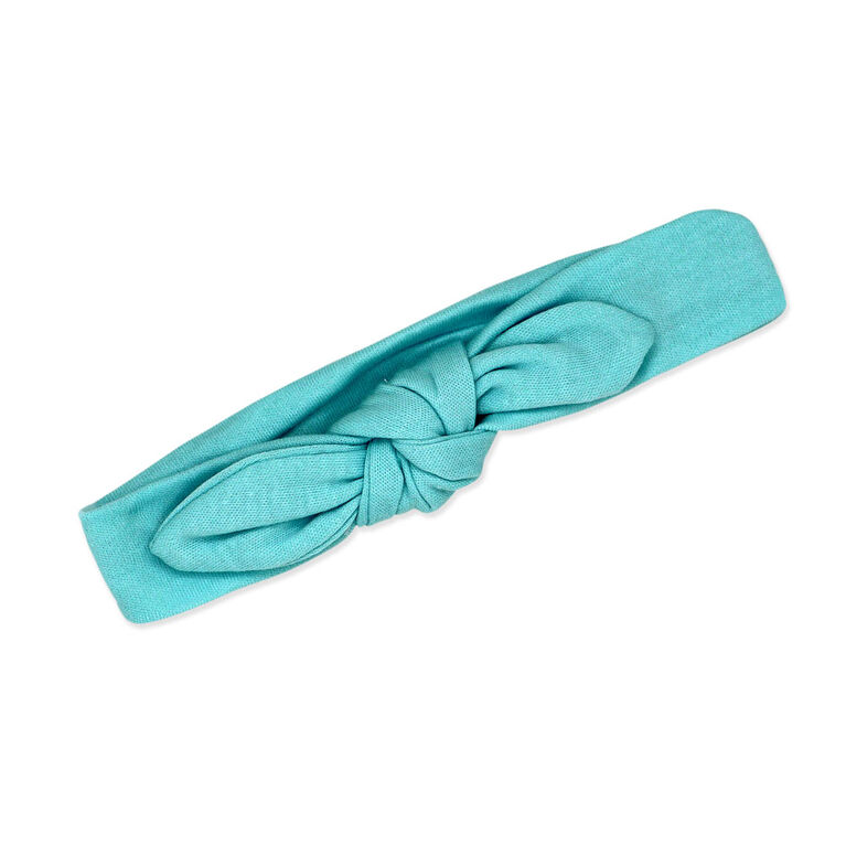 Necessities By Tendertyme  5 Piece Bib and Sock set :Aqua Daisy
