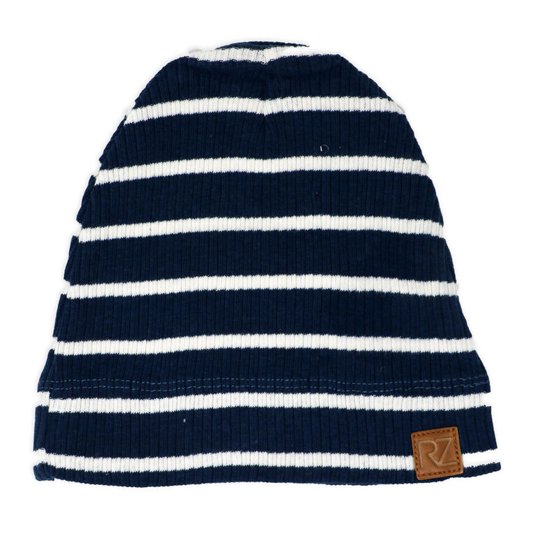 Baby Mode Ensemble Sherpa 3 pi&egrave;ces : rayures bleu marine, 0-3 mois