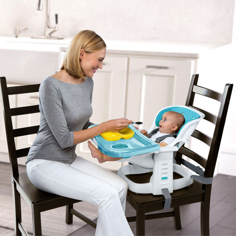 Ingenuity SmartClean ChairMate High Chair Peacock Blue Babies R Us