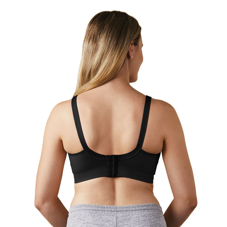 Body Silk Seamless Nursing Bra - Black, Extra Small