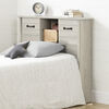 Ulysses Twin Bookcase Headboard Wntr Oak