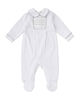 Rock a Bye Baby Unisex White Velour Sleeper 3-6M