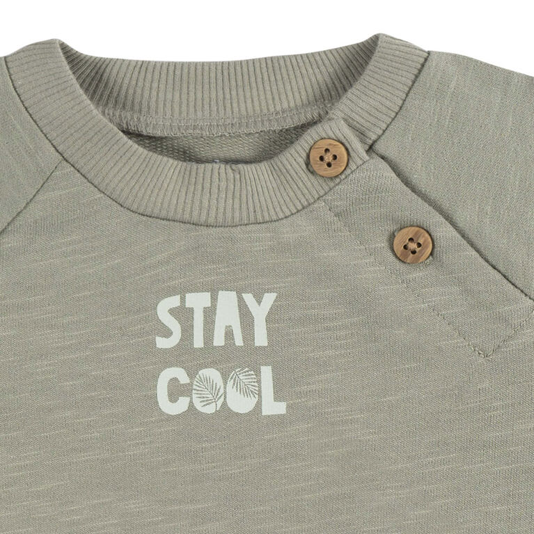 Gerber Childrenswear - 2-Piece Shirt + Top Set - Palms - 6-9M