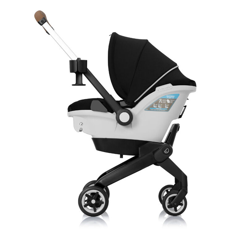 combo siège d'auto et poussette Shyft DualRide Gold d'Evenflo