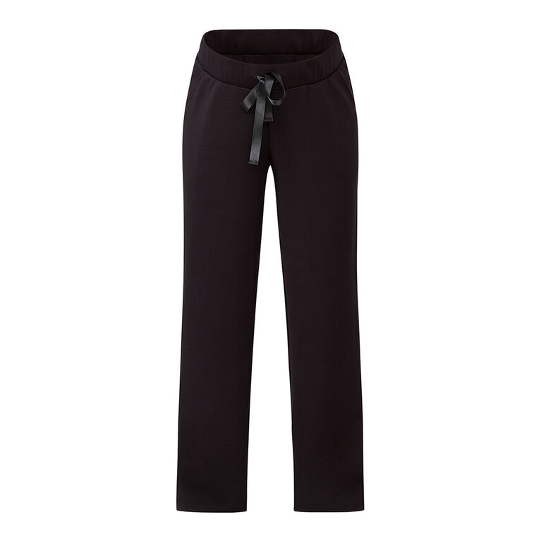 Motherhood - Scuba Wide Leg Pant - Black - S