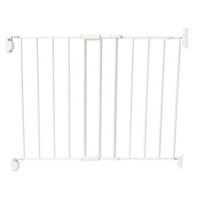 Safety 1st Top of Stairs Expanding Metal Gate - White