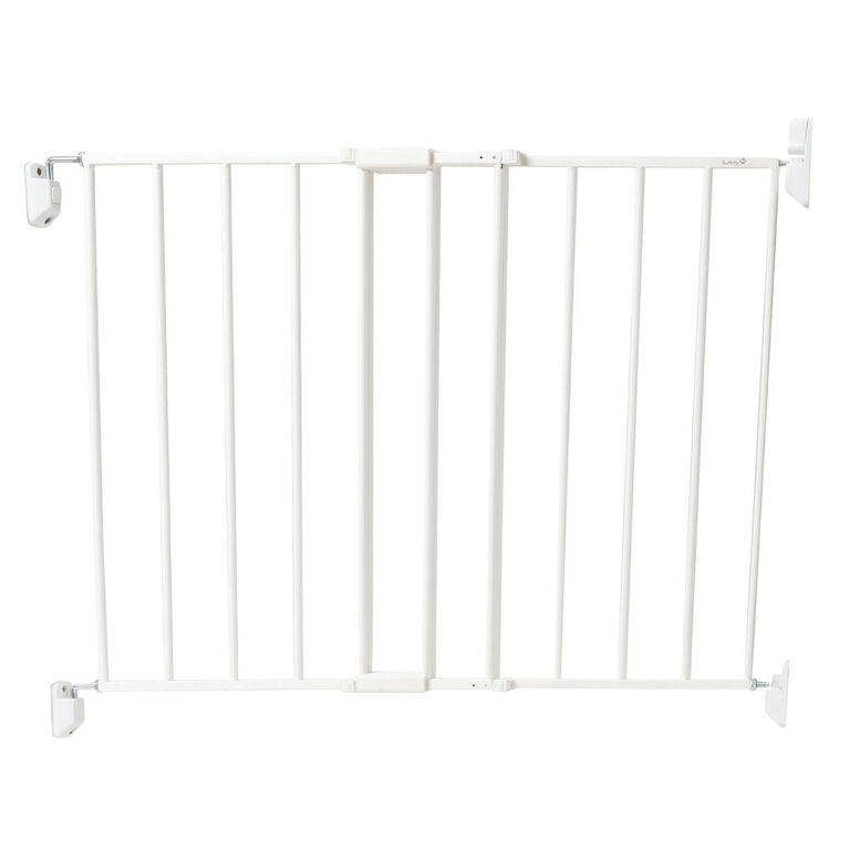 Safety 1st Top of Stairs Expanding Metal Gate - White