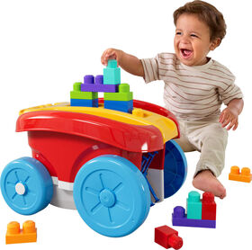MEGA BLOKS-Wagon Ramasseur de Blocs First Builders