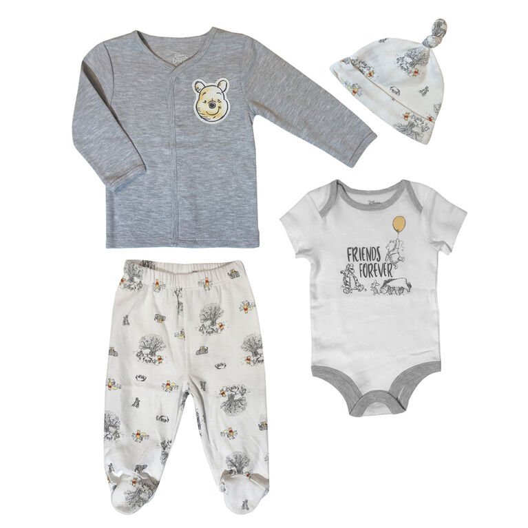 Disney Winnie the Pooh Newborn Take me home set - Ivory, 0 Months