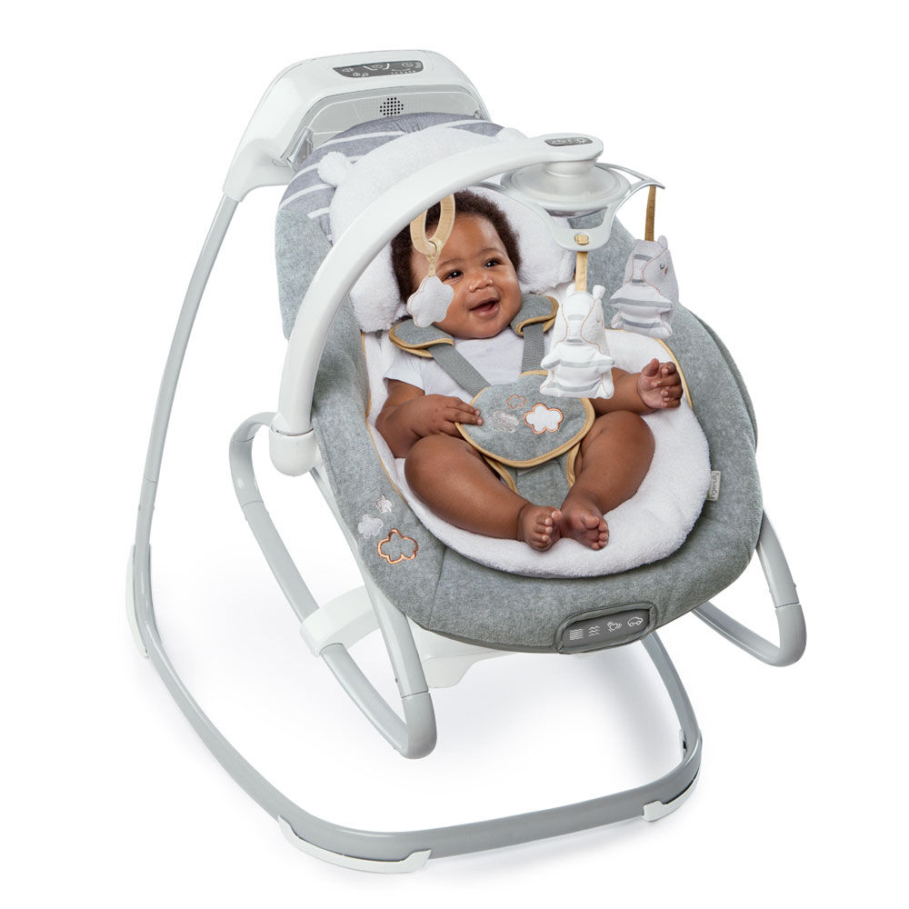 ingenuity boutique collection smartsize gliding swing & rocker