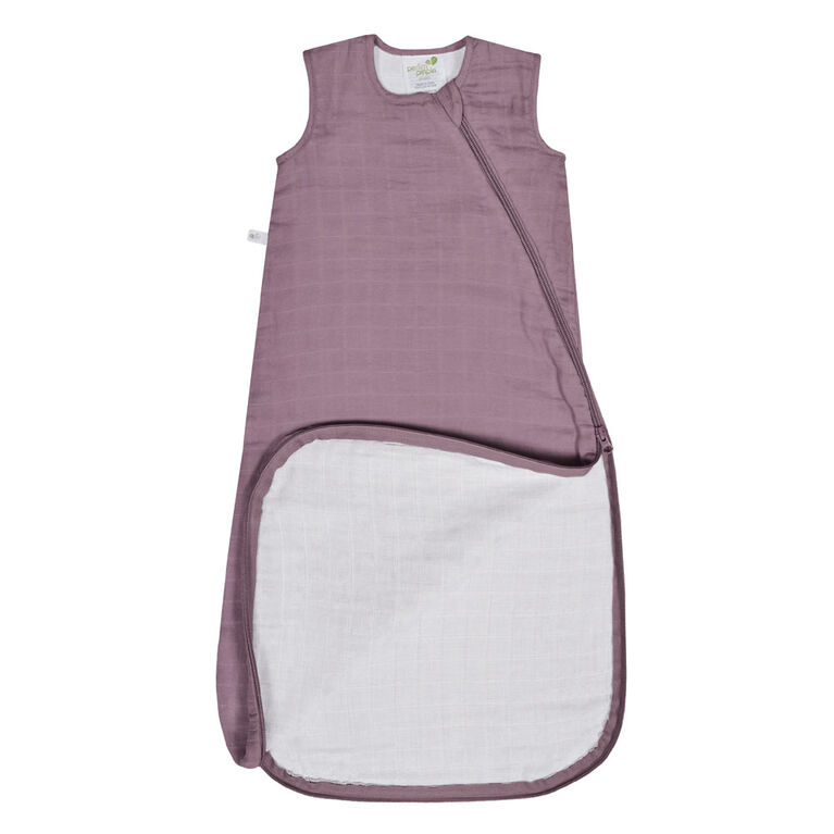 Perlimpinpin-Muslin sleep bag 1.5 TOG-Plum-18-36m
