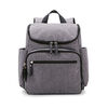 Sac a couches avec bretelles Shell de Baby Boom - Gris hachure croise