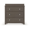 Forever Eclectic par Child Craft Wilmington Commode à 3 tiroirs avec kit de dressing, gris pimpant