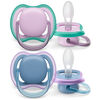 Avent Ultra Air Pacifier 6-18m hush /lilac 2pk