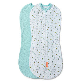 SwaddleMe® 2PK Sac de nuit PETITES ABEILLES ÉTAPE 1