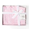 Baby Mode Signature Two Piece Cardigan and Hat Set Pink: 0-6M