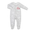 Koala Baby Microfleece Sleeper My First Christmas - Grey Snowflakes, 0-3 Month