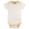 Gerber Childrenswear    Lot de 3 body manches courtes Rose+Jaune  Nouveau-Né