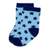 Small Wonder - Baby Sock, Blue Star 6-12M