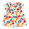 Mini Hop 2 Pack Dress: Multi Rainbow Floral