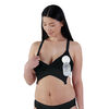 Bravado Designs Soutien-gorge pompant et d’allaitement Original, Noir, Grande