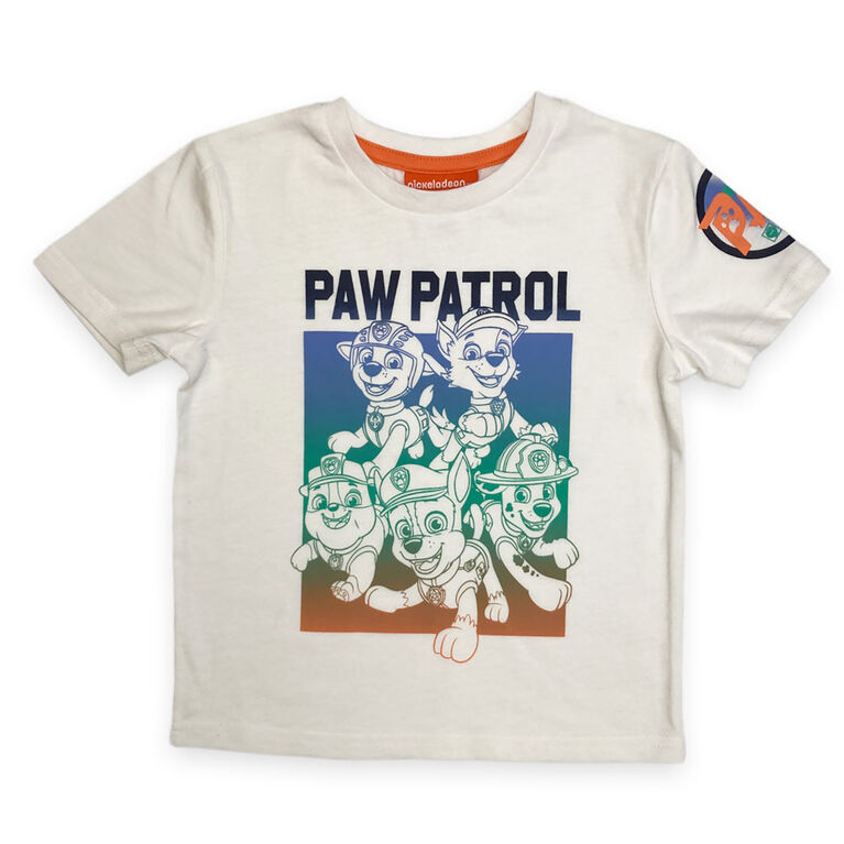 Paw Patrol Chemise À Manches Courtes, crème