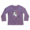 Horse Long Sleeve Tee - Lilac - 5T