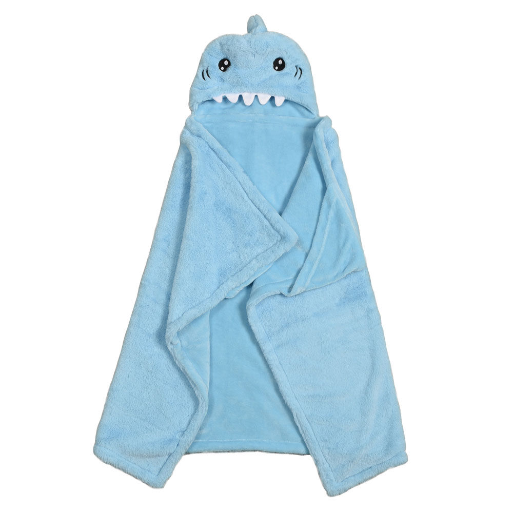 Baby shark online hooded blanket