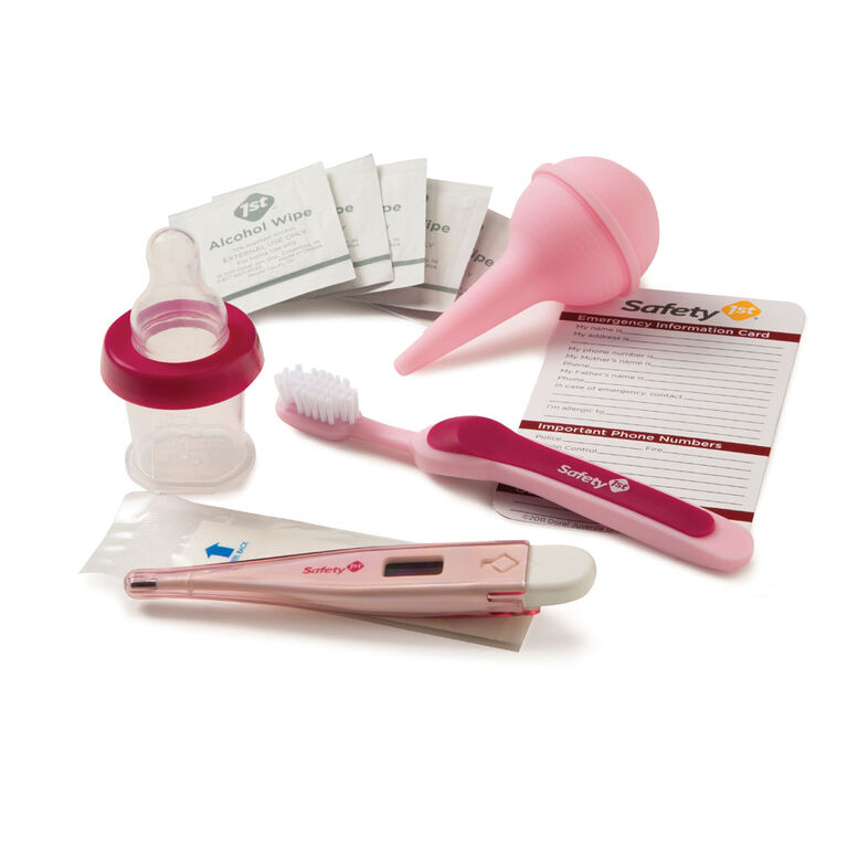 Safety 1st Deluxe Healthcare & Grooming Kit - Pink