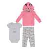 PL Baby Feline Fabulous Hoodie  Set Coral 3M