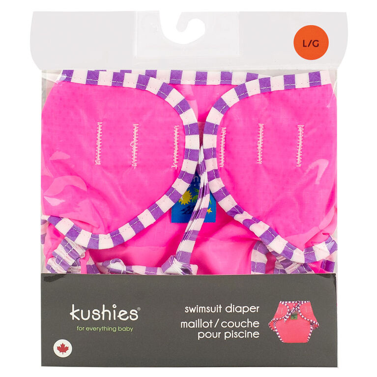 Kushies Maillot / Couche Pour Piscine, Grand - Rose
