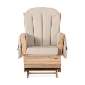 Oryxearth Fauteuil à Bascule Chaise berçante Allaitement Bébé Tissu en  Velours Style Scandinave Bois d'Hévéa, Beige : : Cuisine et Maison