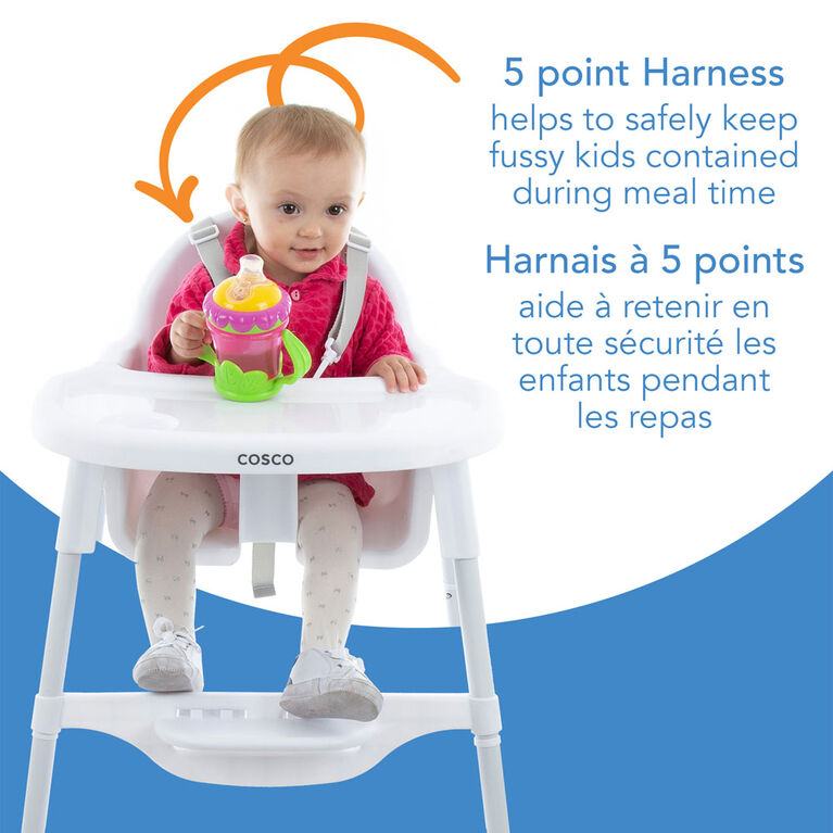 Cosco Canteen Highchair - White