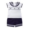 Rock a Bye Baby 2 Pièces Short Ensemble : Marine Nautique 