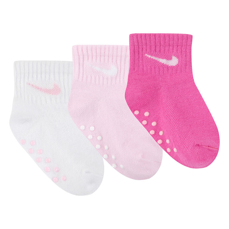 Chaussettes Nike - Rose/Blanc