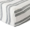 Red Rover - Cotton Muslin Changing Pad Cover - Grey Double Stripe - R Exclusive