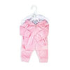 Sterling Baby 3 Piece Velour Jacket Set: Pink Kitty