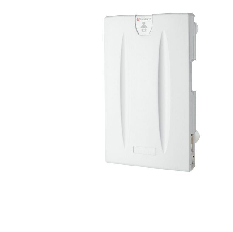 Foundations  Vertical Surface Mount Baby Changing Station (EZ Mount Backer Plate NOT Included)