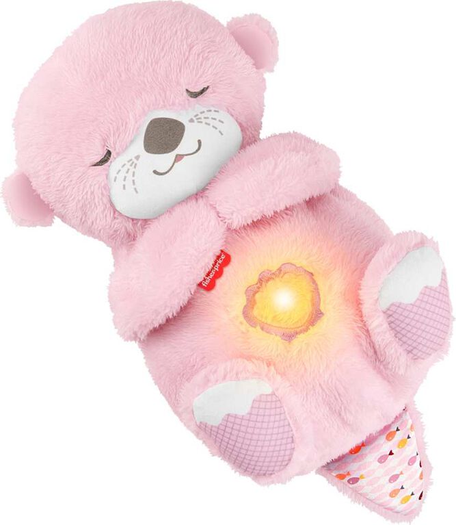 Fisher-Price Soothe 'n Snuggle Otter, Pink Plush Baby Toy