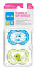 Mam Animaux Paq. 2 Suce Silicone 6+ Mois- teal