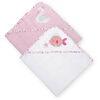 Capes de bains de Koala Baby paquet de 2 rose.